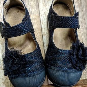 PediPed Navy Blue Estella FLEX Mary Janes